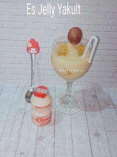 Foto resep Es jelly yakult