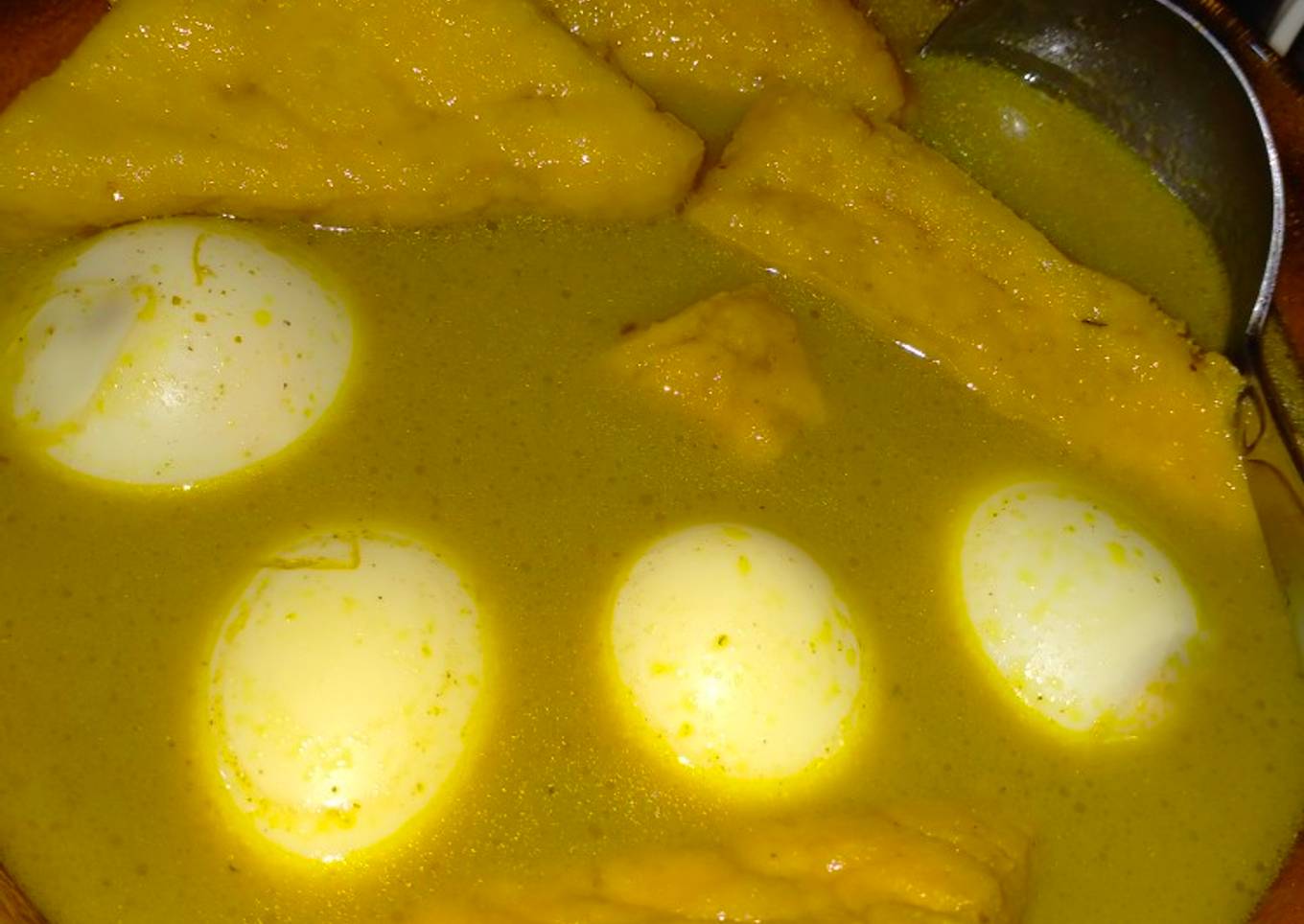 Opor telur dan tahu pakai bumbu indofood