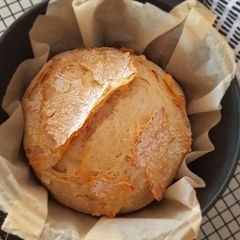 A picture of No Knead Rustic Bread.