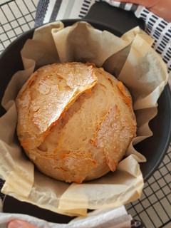 A picture of No Knead Rustic Bread.