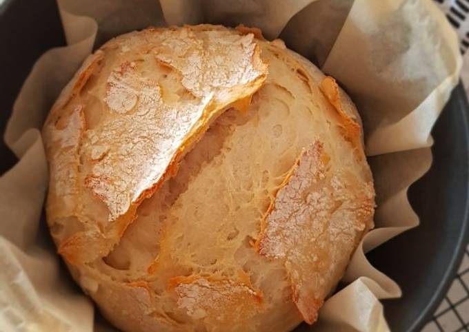 No Knead Rustic Bread