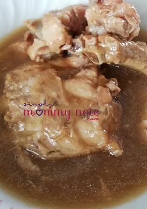 รูปของ อาหารเด็ก ซี่โครงหมูตุ๋นเปื่อย