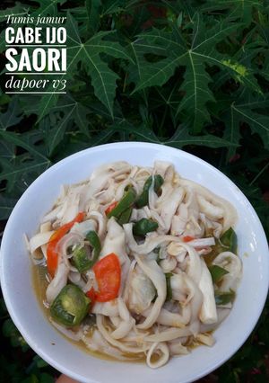 Foto resep Tumis Jamur Cabe Ijo