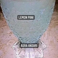 A picture of Lemon pani.