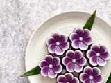 purple sweet potato cake