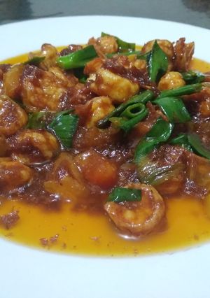 Foto resep Oseng Udang Saus Mentega