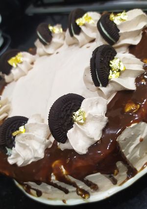 صورة لوصفة كيكة بالشكولاتة 🥧🍫