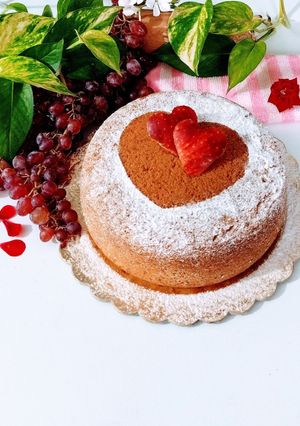 عکسی از دستور کیک قابلمه ای پنبه ای(کیک بدون فر)