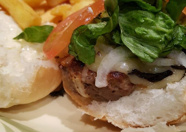 Steps to Make Speedy 1st go homemade burger