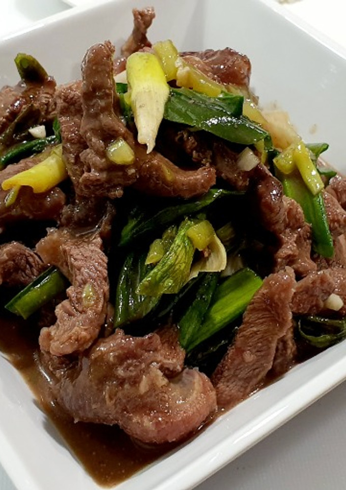 Una foto de Carne mongoliana