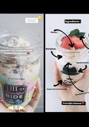 Foto resep Overnight Oat in Glass