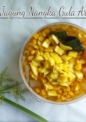 Foto resep Es Jagung Nangka Gula Aren