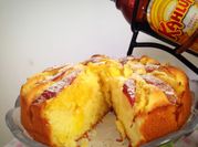 A picture of sour cream dessert