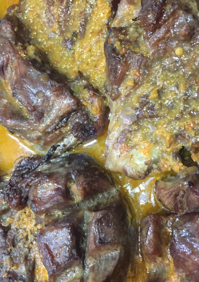 Una foto de Carrilleras o galtas de cerdo al horno