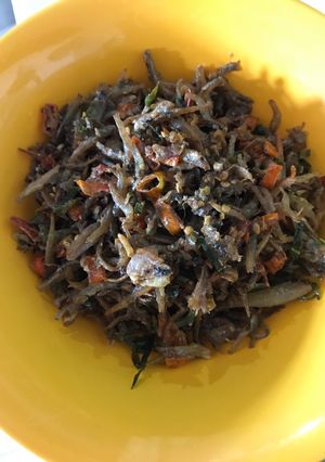 Foto resep Teri sambel dabu"