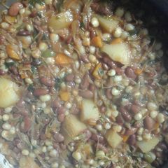 A picture of Githeri with vagetables #localfoodcontest_mombasa.