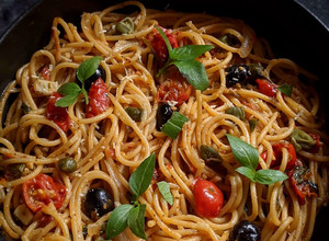 A picture of One Pot Spaghetti.