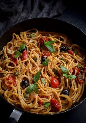A picture of One Pot Spaghetti.
