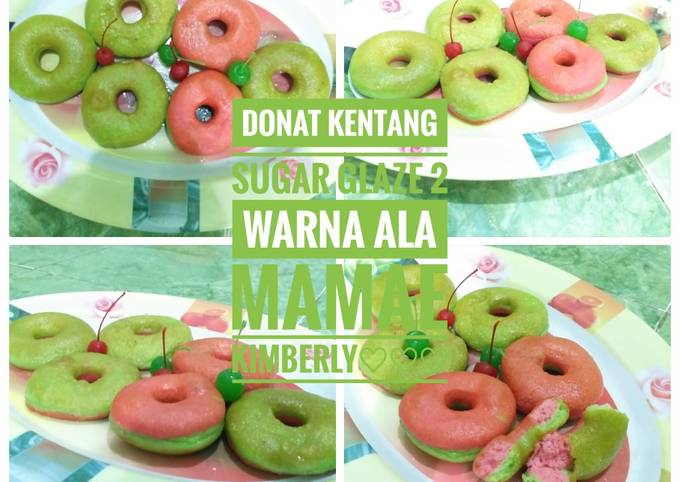 Donat Kentang Sugar Glaze 2 Warna