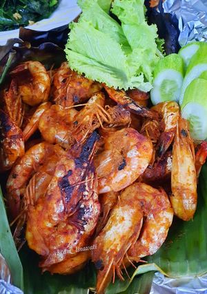 Foto resep Udang panggang bumbu kari