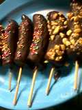 Es pisang coklat