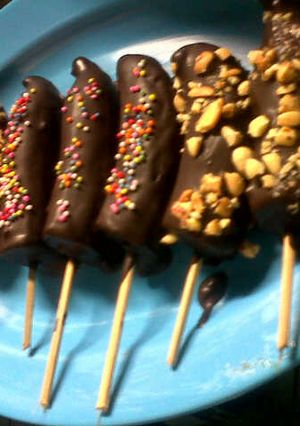 Foto resep Es pisang coklat
