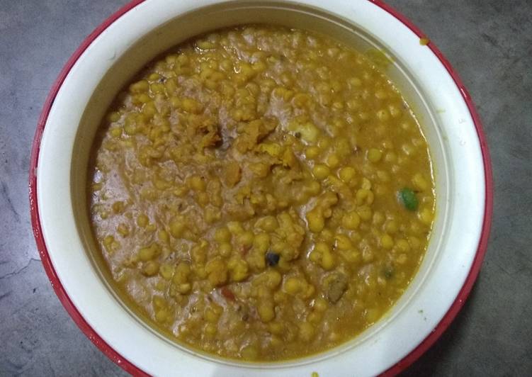 Recipe of Homemade Yellow peas ghoogni