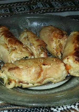Una foto de Mini pamplonas a de pollo al horno