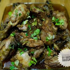 A picture of 3 spice chicken shinwari karahi.
