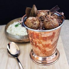 A picture of Kashmiri dum Aloo.
