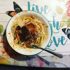A picture of Spaghetti and Meatballs.