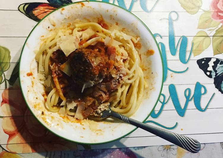 Recipe of Any-night-of-the-week Spaghetti and Meatballs