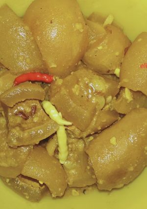 Foto resep Kulit sapi bumbu kuning