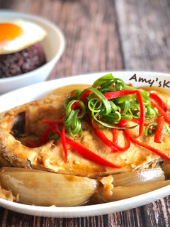 紅燒鮸魚附贈紅燒豆腐 的食譜成品照片