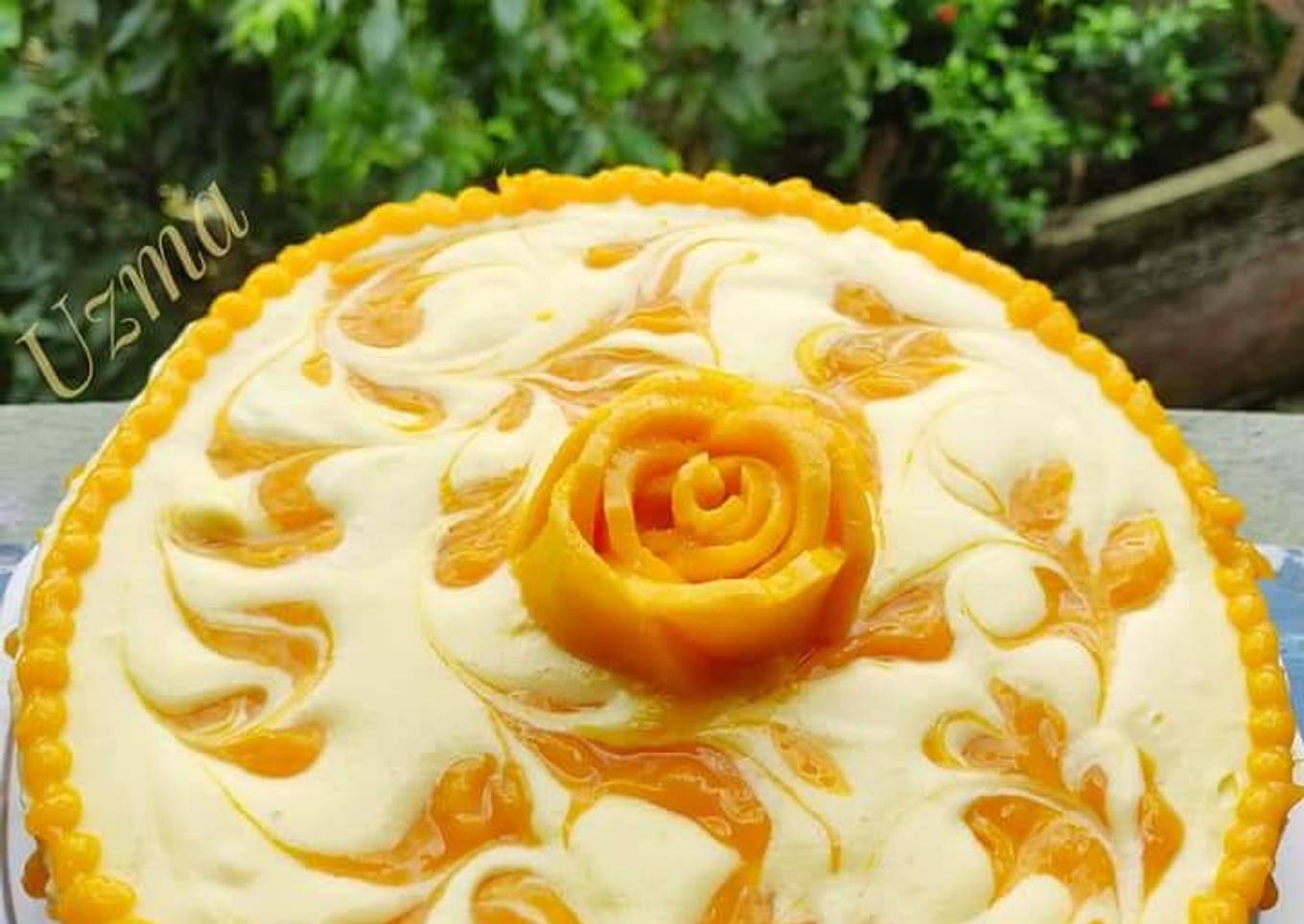 Mango cheesecake