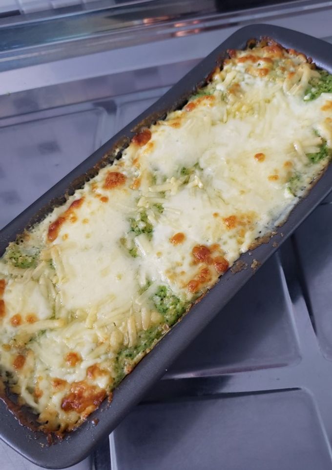 Una foto de Soufflé de calabaza y brócoli