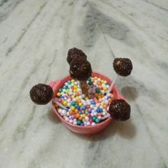 A picture of Chocolate gud lolipop.