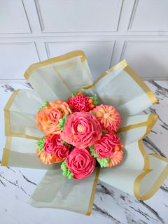Foto resep Muffin Bouquet with buttercream