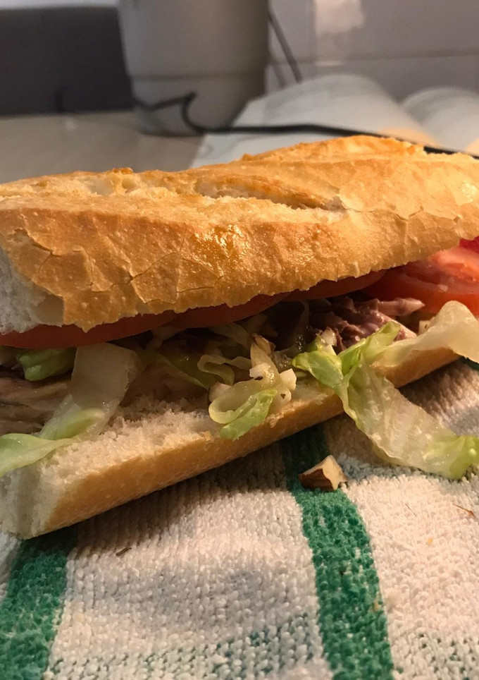 Una foto de Bocata de Caballa especial