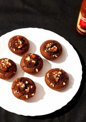 A picture of Choco Biscuit Cupcakes.