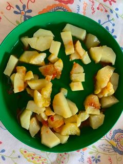 Una foto de Patata jugosa al Microondas