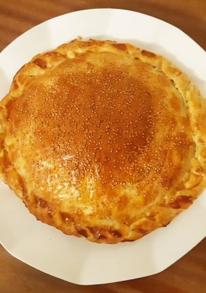Une photo de Tourte au poulet et poireaux