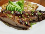 Costillas deshuesadas a la miel y naranja