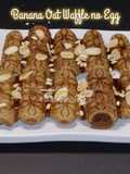 Banana Oat Waffle no Egg