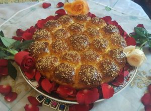 صورة لوصفة بريوش خلية النحل على طريقتي