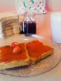 Una foto de Nutritivo Licuado de Fresa!