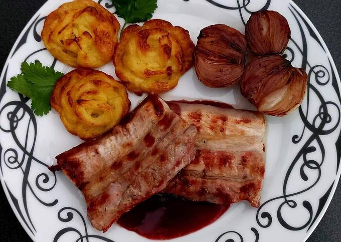 Costillas de cerdo en salsa de vino tinto Receta de Mexico_de_Mis_Sabores_-  Cookpad