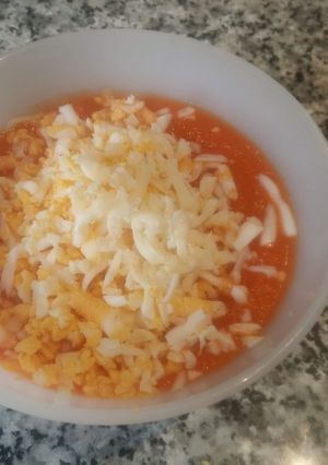 Una foto de Salmorejo o crema de manzana (fría)