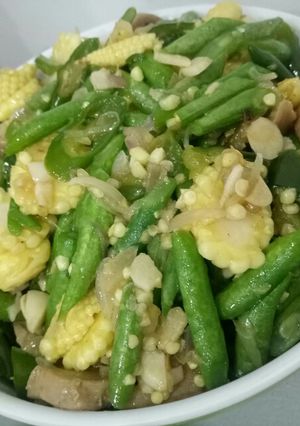 Foto resep Tumis Buncis Baby Corn Bakso