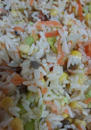 Una foto de Arroz primavera (Vegetariano) ❤